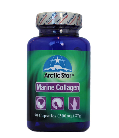 Arctic Star Marine Collagen-Vital Proteins Marine Collagen Peptides Supplement Pills for Healthy Skin Hair Nail - Hydrolyzed Collagen from Iceland - Joint Pain & Immune System Booster 90 Capsules Arctic Star