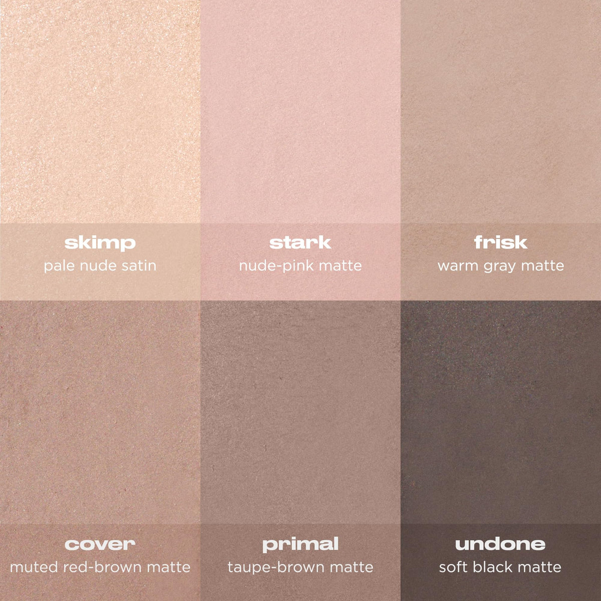 Urban Decay Naked2 Basics Matte Eyeshadow Palette - 6 Cool Neutral Shadows URBAN DECAY