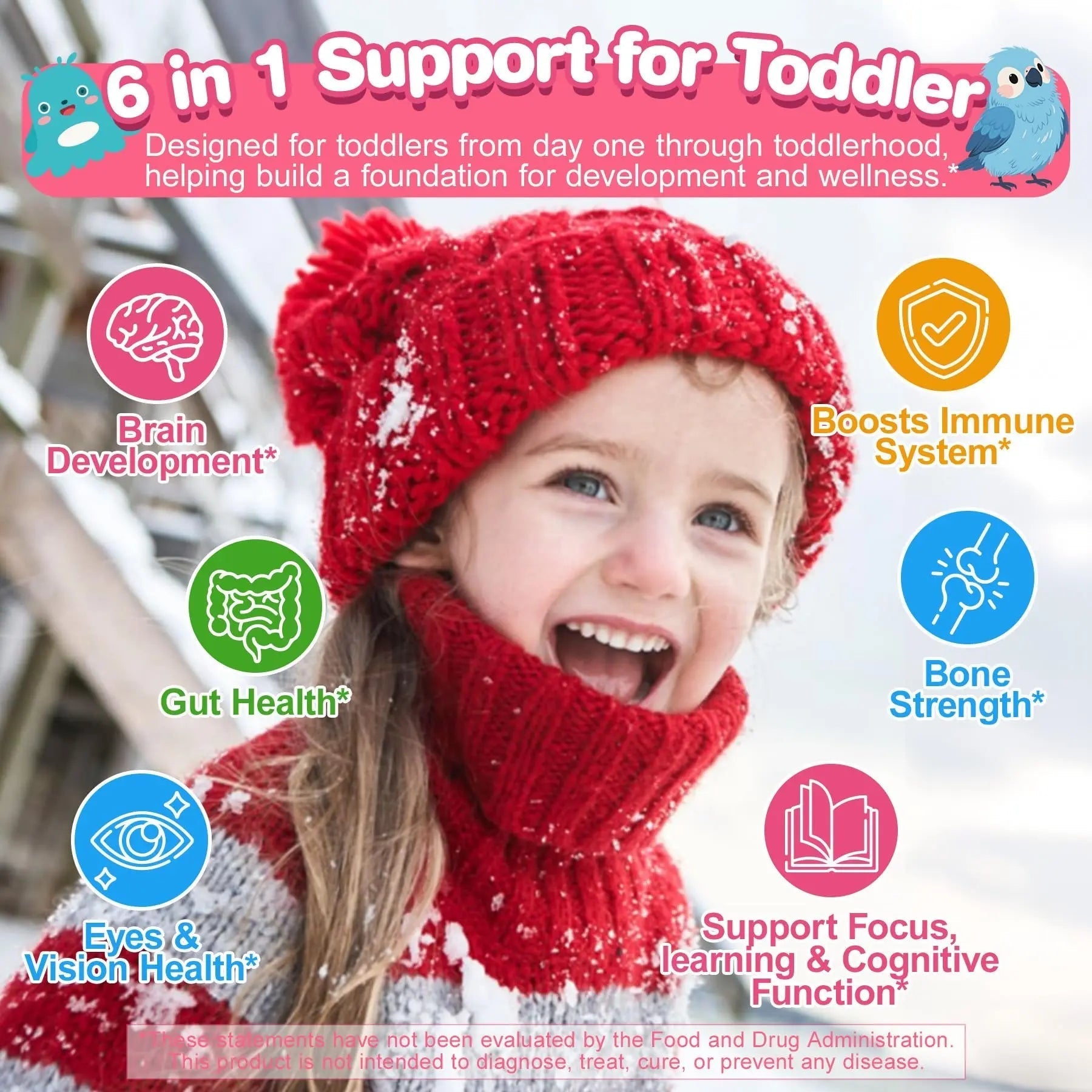 Organic Toddler Multivitamin Gummies + Omega-3 (DHA/EPA), Postbiotics | kids 2+ multivitamin | Vitamins A C D3 Methyl B12 Folate Zinc EnvyCure buy australia supplements