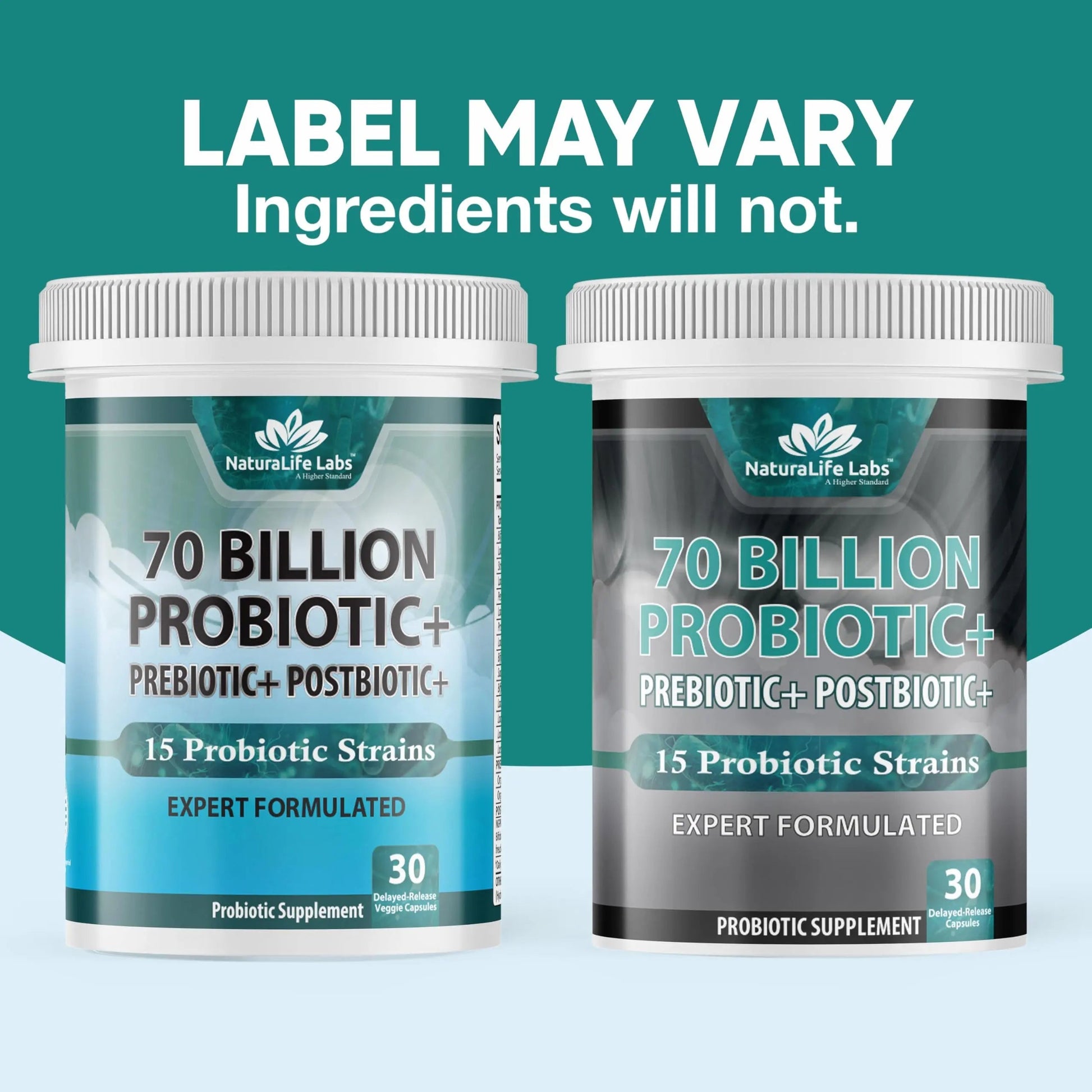 NaturaLife Labs Probiotics 70 Billion CFU – 15 Strains with Organic Prebiotic & Postbiotic – 3-in-1 Formula – 30 Vegan Capsules NaturaLife Labs buy australia supplements