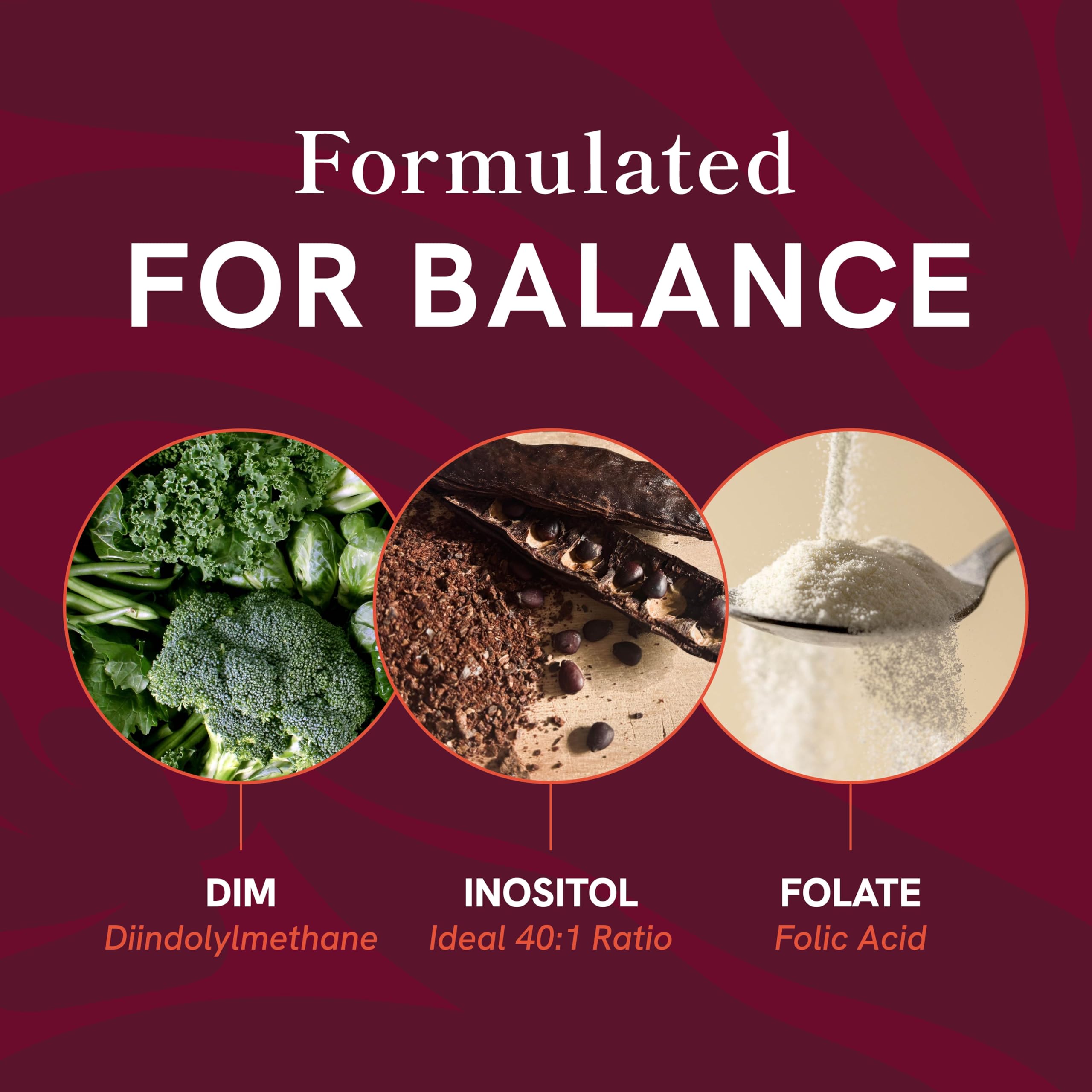 Ovarian Support for Hormone Balance for Women | Healthy Ovulation, Menstrual Cycle & Reproductive Health Support | DIM Supplement with Myo-Inositol & D-Chiro Inositol & Folate Complex | 30 Day Supply SMNutrition buy australia supplements
