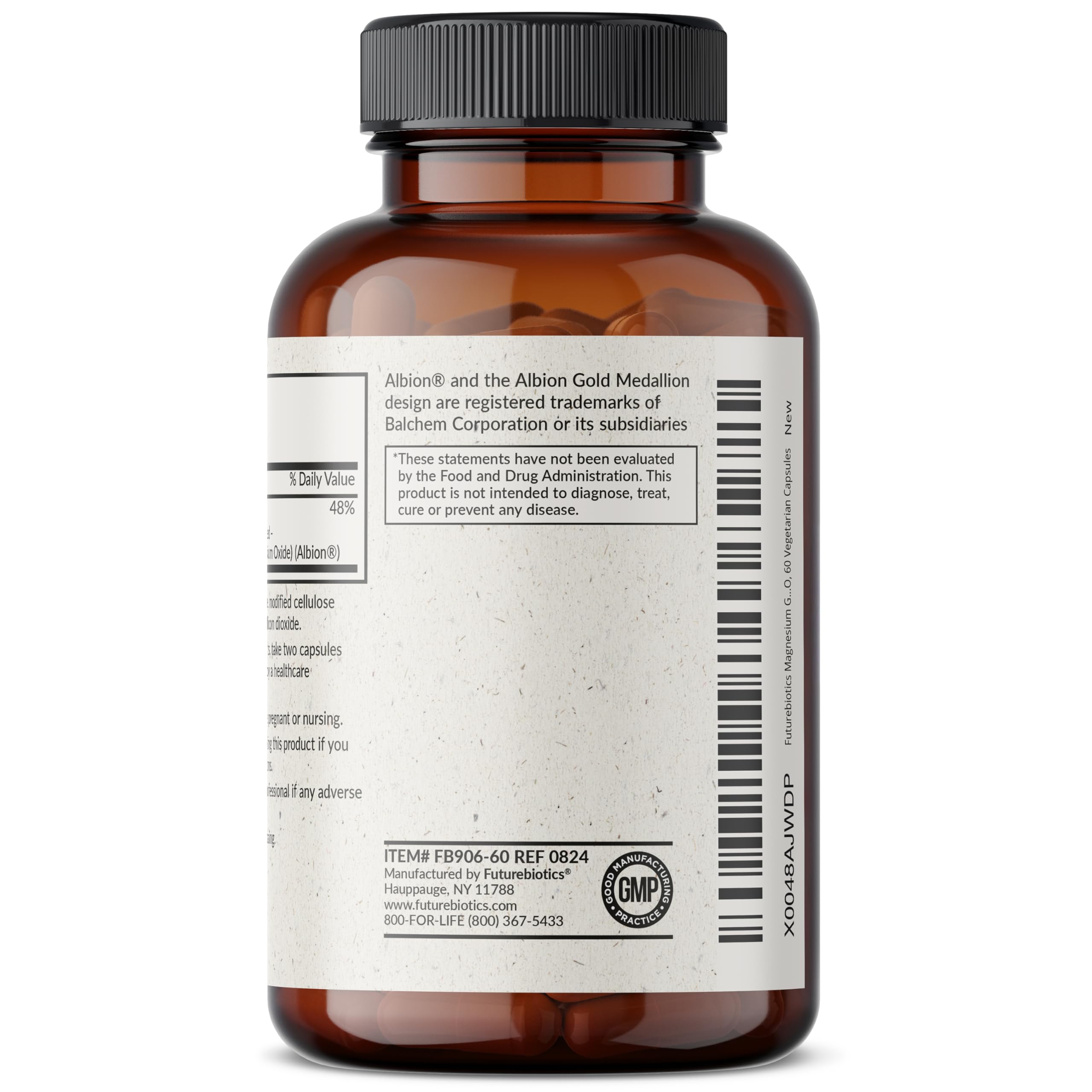Futurebiotics Magnesium Glycinate 200 MG per Serving Chelated for High Absorption, Gentle On Stomach, Non-GMO, 60 Vegetarian Capsules Futurebiotics buy australia supplements