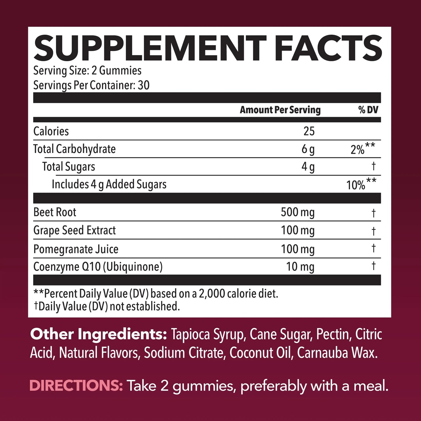 Beet Root Gummies with COQ10 & Pomegranate - Nitric Oxide Supplement for Men and Women - Beetroot for Endurance, Performance, Recovery - Vegan, Non-GMO, Gluten Free HAVASU NUTRITION