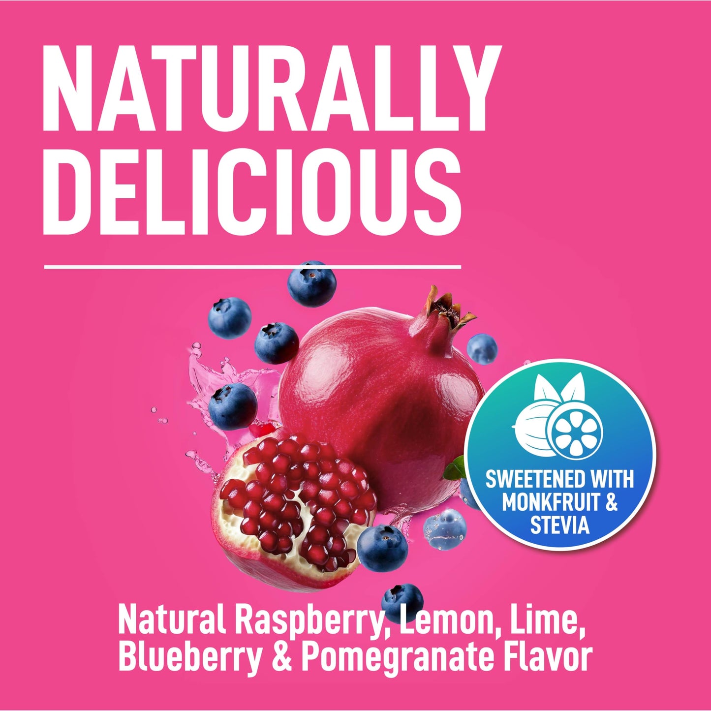 Keppi Electrolytes Powder Packets – Blueberry Pomegranate 30 Servings – No Sugar Hydration Supplement with Potassium, Magnesium, Sodium – Keto, Vegan Keppi
