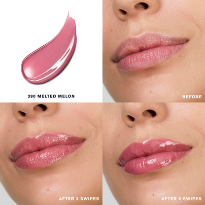Estée Lauder Pure Color Melt-On Glosstick for Lips | Plumping & Moisturizing Lip Gloss, 390 Melted Melon Estée Lauder