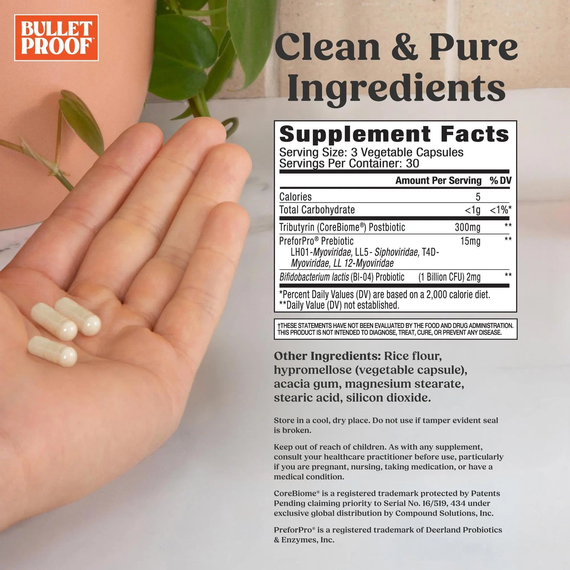 Bulletproof Express 3-in-1 Probiotic & Postbiotics Supplement for Sustained Gut Health, 90 Count Bulletproof buy australia supplements