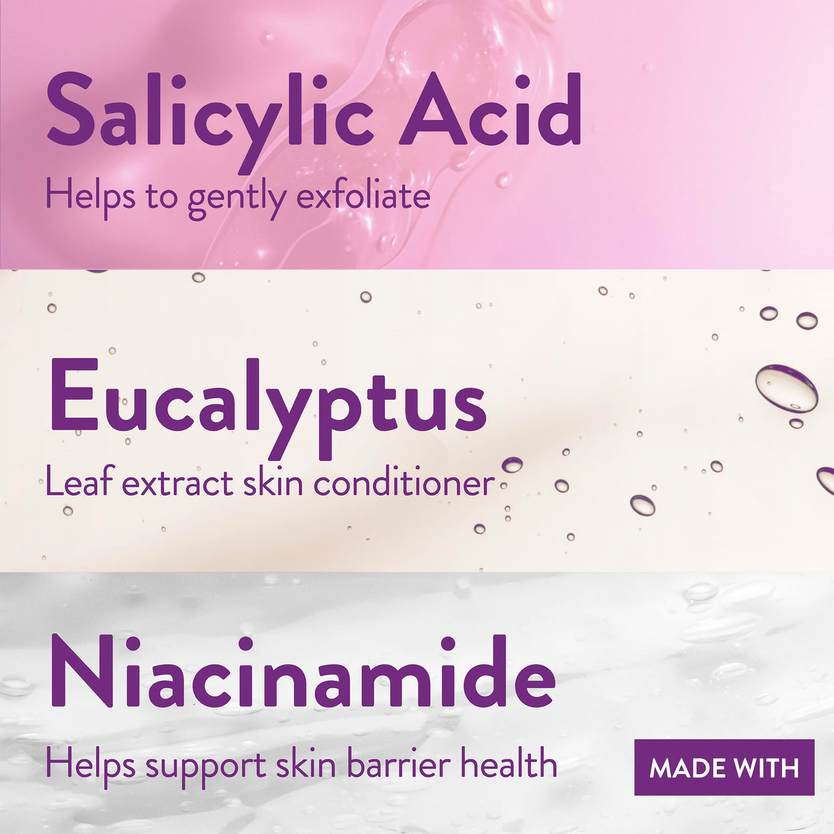 Native Deep Cleansing Facial Cleanser, for Oily to Combination Skin, Sulfate Free, with Salicylic Acid and Eucalyptus, Dermatologist Tested, 12.5 FL Oz Native