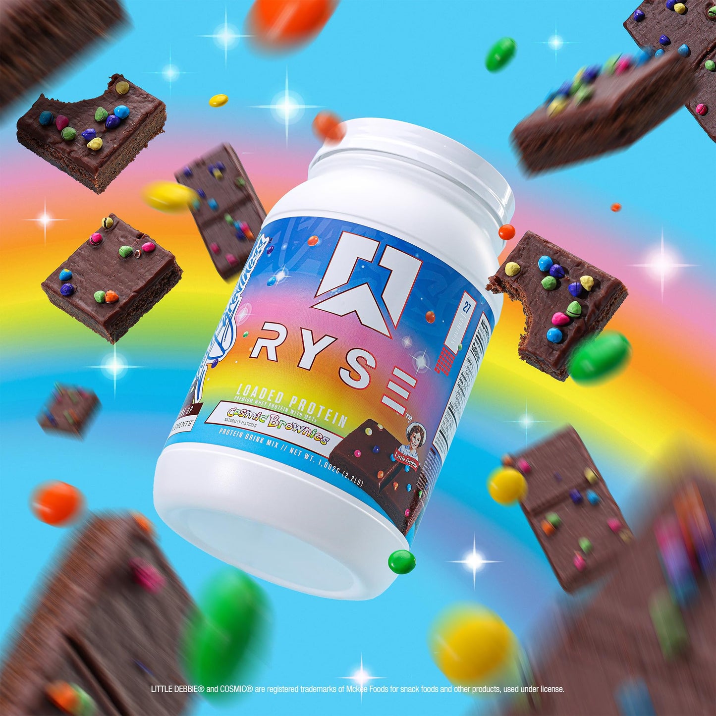 RYSE Loaded Protein Powder - Jet-Puffed Marshmallow - 25g Whey Protein Isolate & Concentrate with Prebiotic Fiber & MCTs - Low Carb, Low Sugar, Digestive-Friendly - 27 Servings / 2 lb Tub