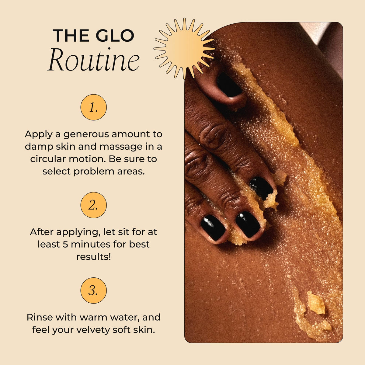 Glo Melanin Turmeric Brightening Scrub for Dark Spots [4 oz] Glo Melanin
