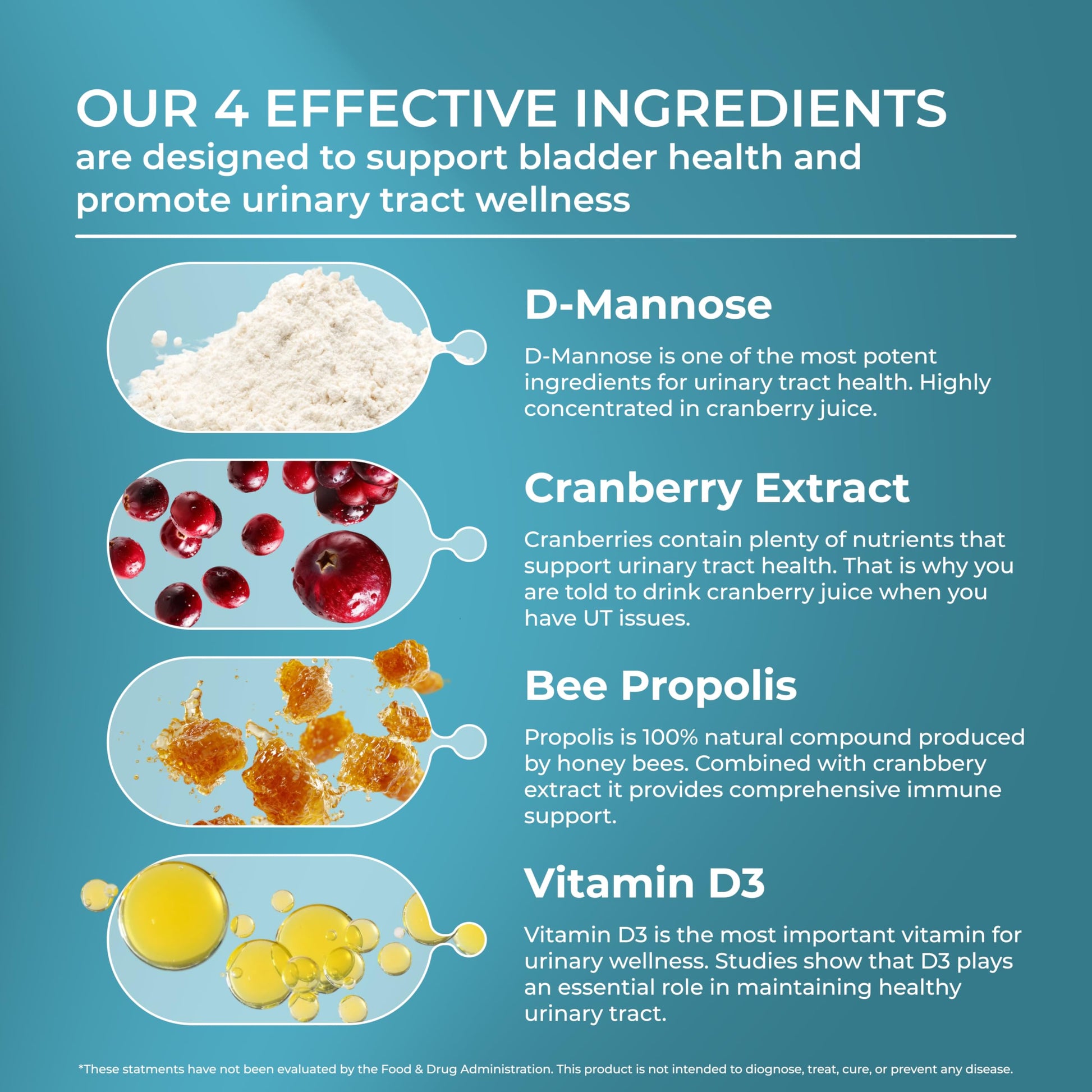 PUREHEALTH RESEARCH UT Fix - Urinary Tract Health Formula - Urinary Tract Support for Women & Men - Cranberry Supplement with D Mannose 1000mg, Vitamin D3 & Bee Propolis - 60 Capsules PUREHEALTH RESEARCH buy australia supplements