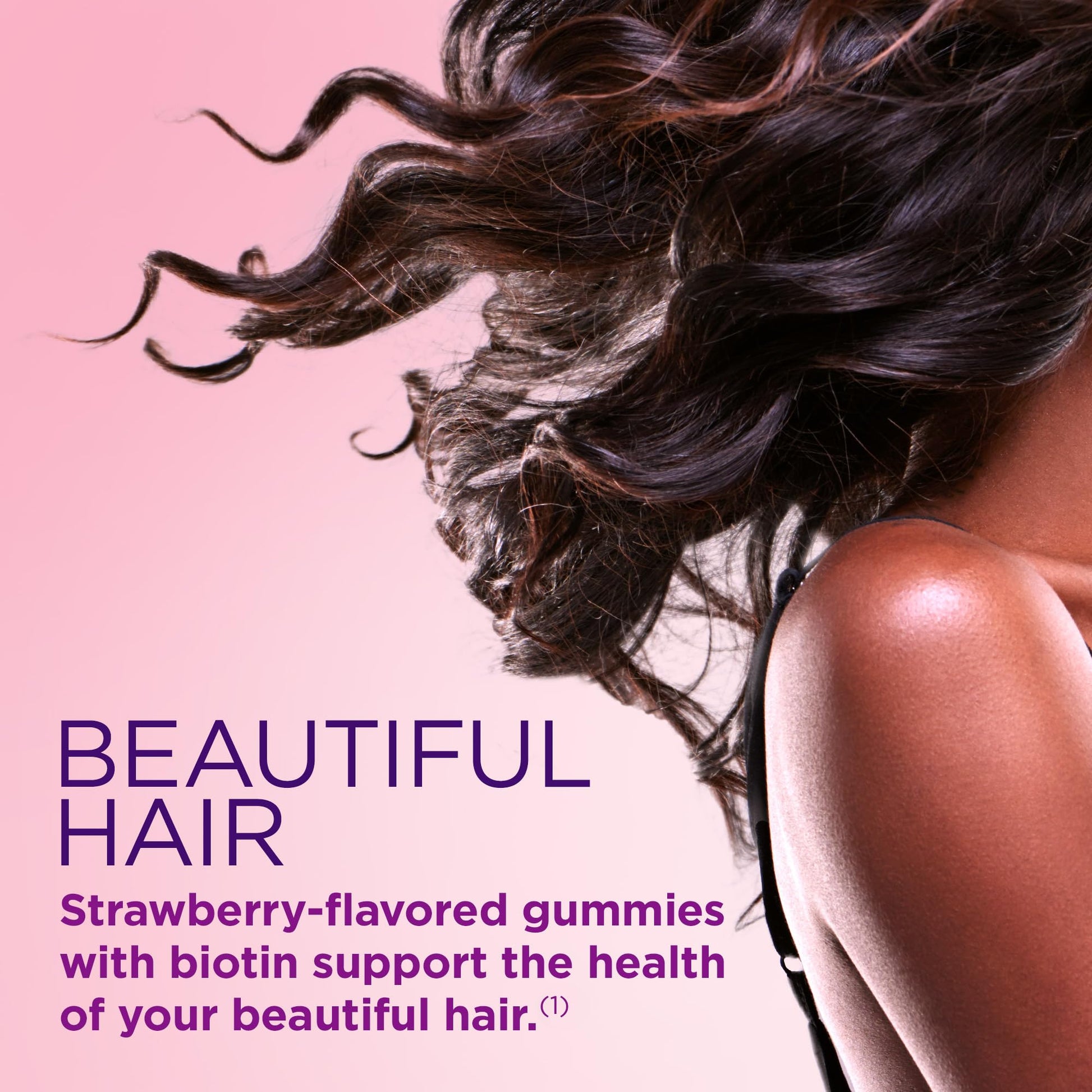 Nature's Bounty Optimal Solutions Hair, Skin and Nails Gummies with Biotin, 2500 mcg, Strawberry Flavored, 200 Count, 100 Total Servings Nature's Bounty buy australia supplements