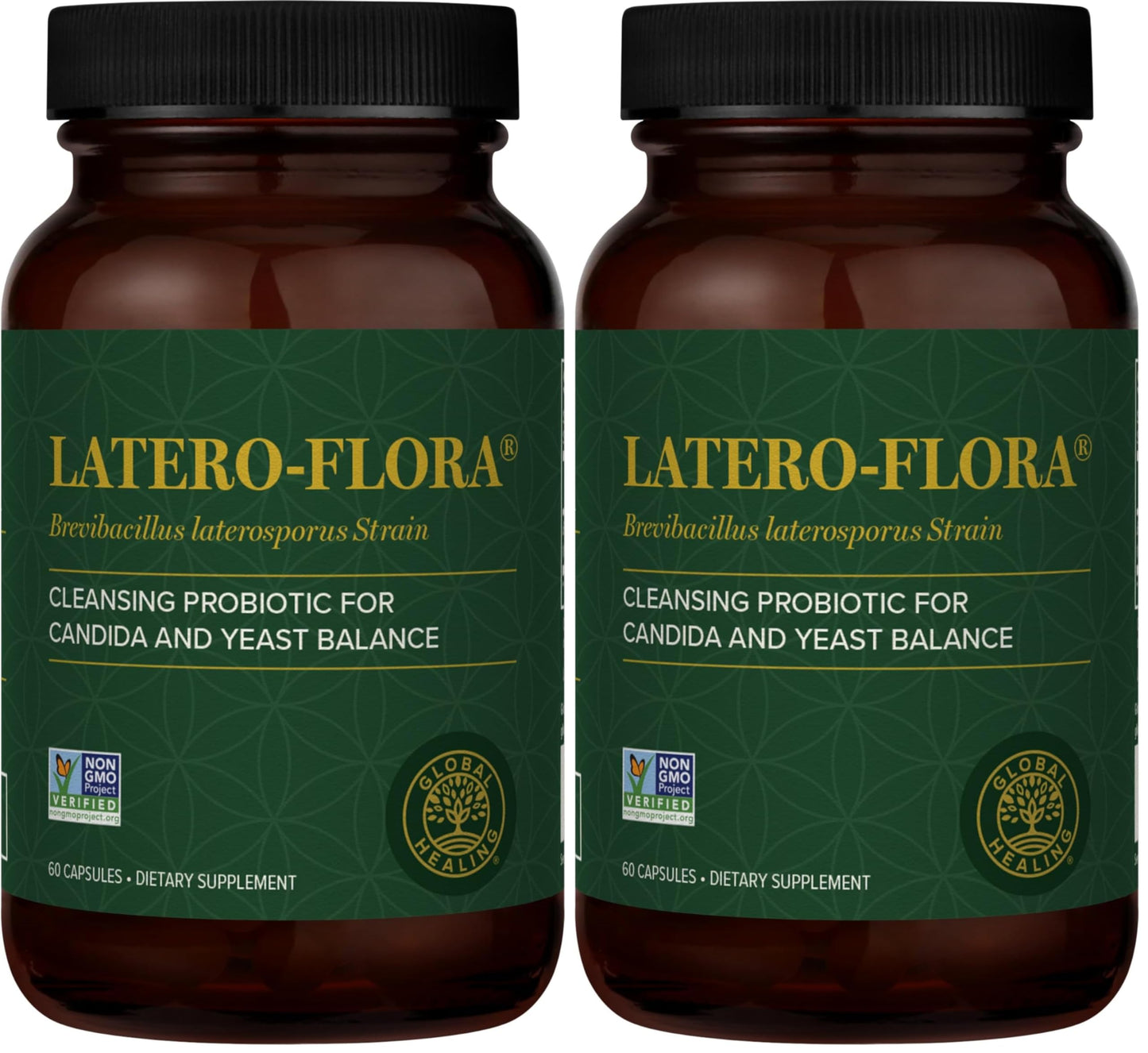 Latero-Flora Probiotic 60 count by Global Healing Center