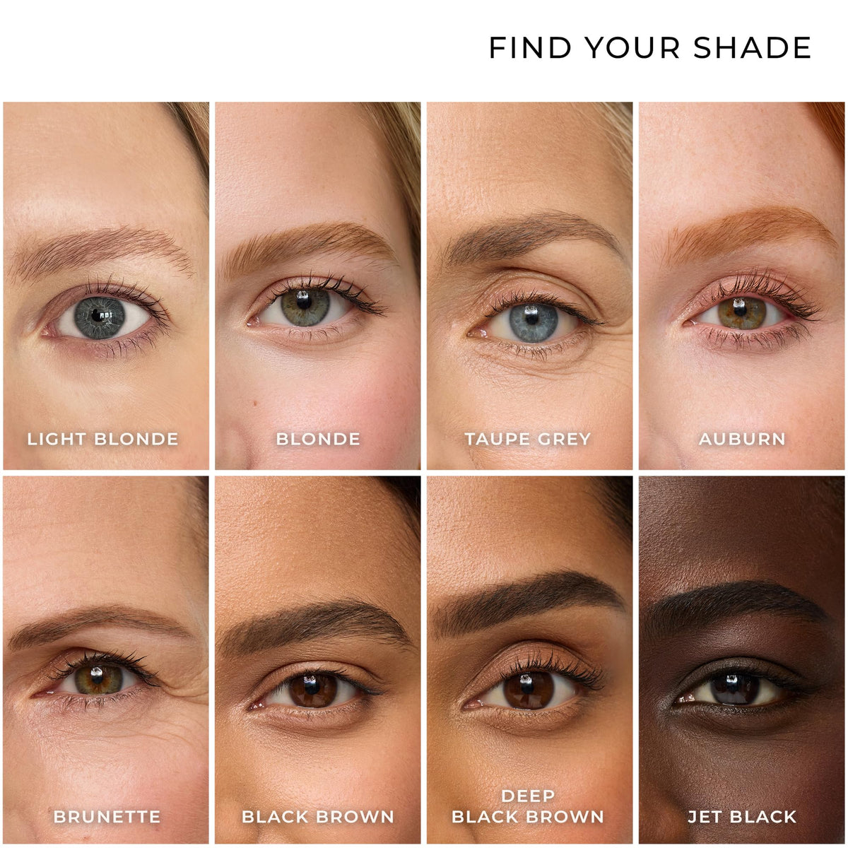 WUNDERBROW Eyebrow Gel, Waterproof, Smudgeproof, Long Lasting, Shade: Brunette, Vegan and Cruelty-Free WUNDERBROW
