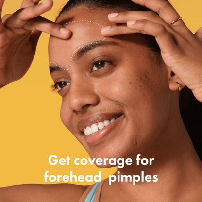 Mighty Patch Hero Cosmetics Forehead Large Acne Pimple Patches, 5 Ct Mighty Patch