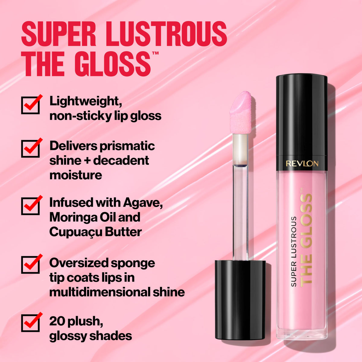 Revlon Super Lustrous The Gloss, 207 Pink Sky, 0.13 oz REVLON