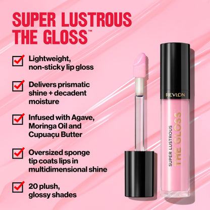 Revlon Super Lustrous The Gloss, 207 Pink Sky, 0.13 oz REVLON