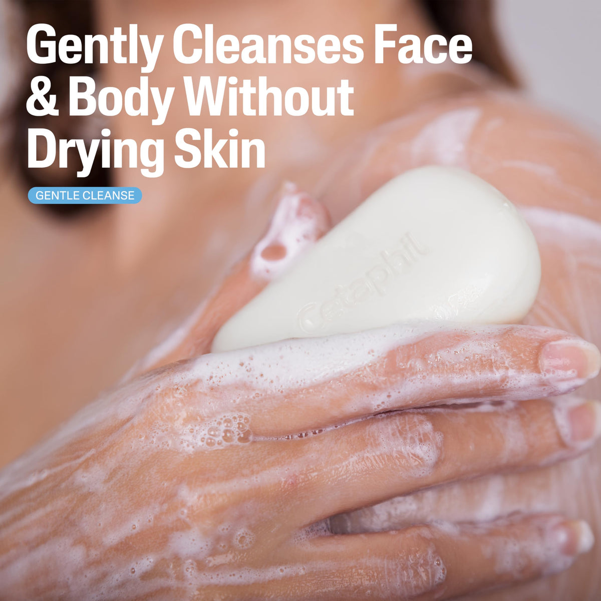 Cetaphil Gentle Cleansing Bar Soap, Sensitive & Dry Skin, 4.5oz, 6ct Cetaphil
