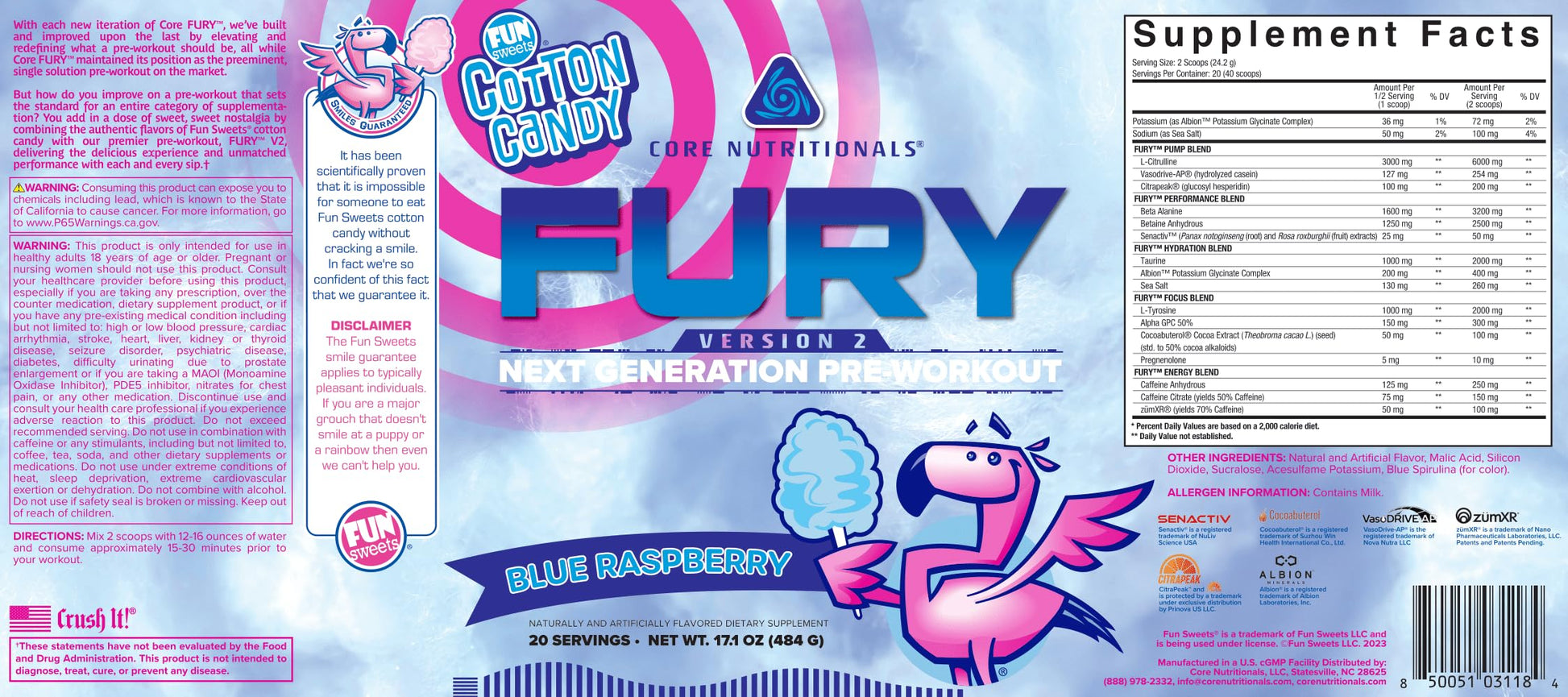 Core Nutritionals Fury V2: Pre-Workout Powder to Maximize Performance in The Gym Core Nutritionals buy australia supplements