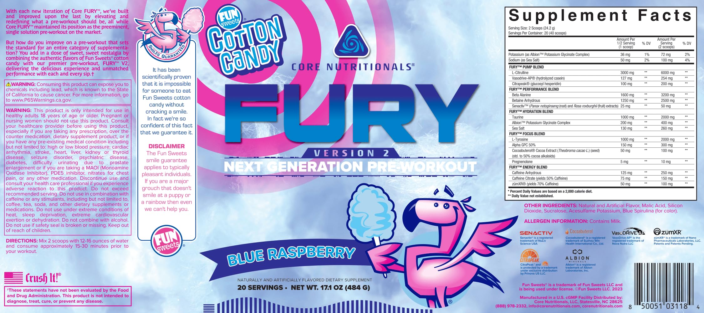 Core Nutritionals Fury V2: Pre-Workout Powder to Maximize Performance in The Gym Core Nutritionals buy australia supplements