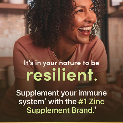 Nature’s Bounty Zinc 50mg, Immune Support & Antioxidant Supplement, Promotes Skin Health, 1 Caplet Per Day, Gluten Free, 250 Vegetarian Caplets Nature's Bounty