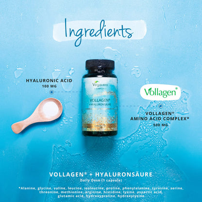 Vegavero Vegan Collagen Complex + Hyaluronic Acid | NO Additives | Vegan Collagen Powder Vollagen VegaveroBuy Supplements Australia