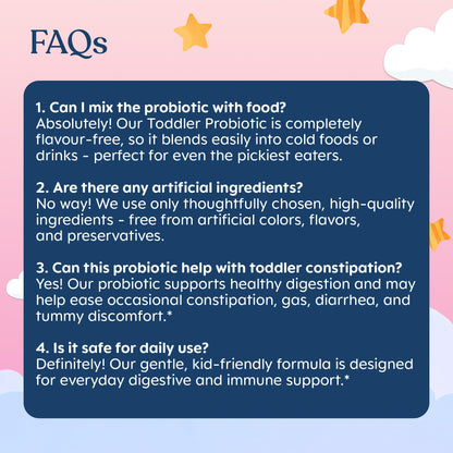 LOVEBUG Kids Probiotic Powder with Prebiotic Fiber - Toddler Immunity Support & Constipation Relief - USDA Organic Probiotics for Childrens Gut & Digestive Health LOVEBUG