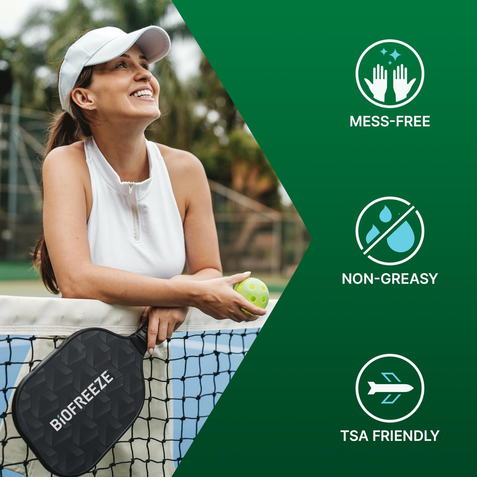 Biofreeze Dry Stick, Mess-Free Relief for Neck, Shoulder, Knee, Hip, Hand & Joint, Cooling Menthol Pain Relief Stick, Up to 100 Uses Biofreeze buy australia supplements