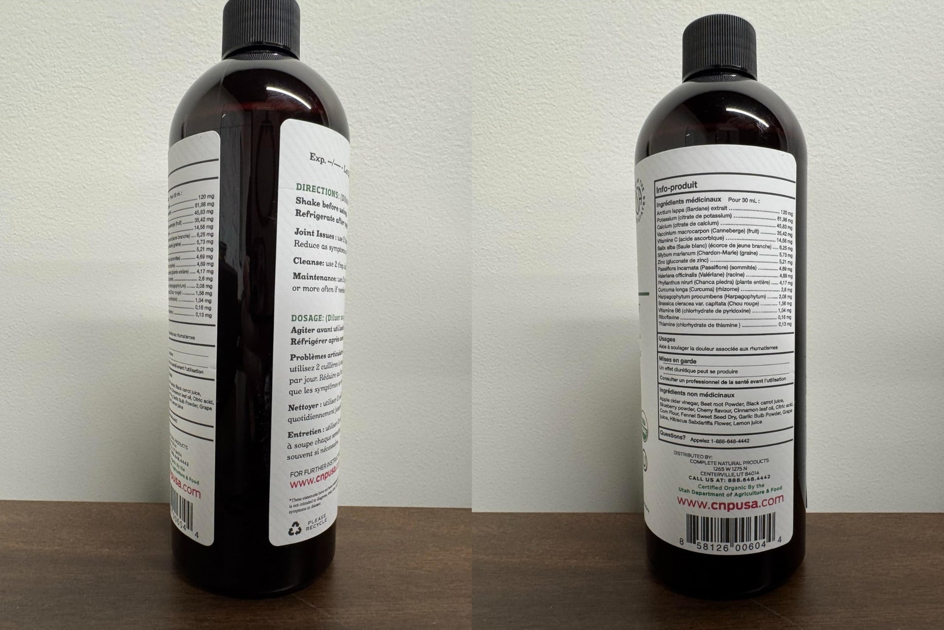 Complete Natural Products Joint Support Complete – 16 Fl Oz Organic Liquid Joint Supplement with Glucosamine Chondroitin MSM – Natural Uric Acid Cleanse & Herbal Joint Health Support for Mobility Complete Natural Products buy australia supplements