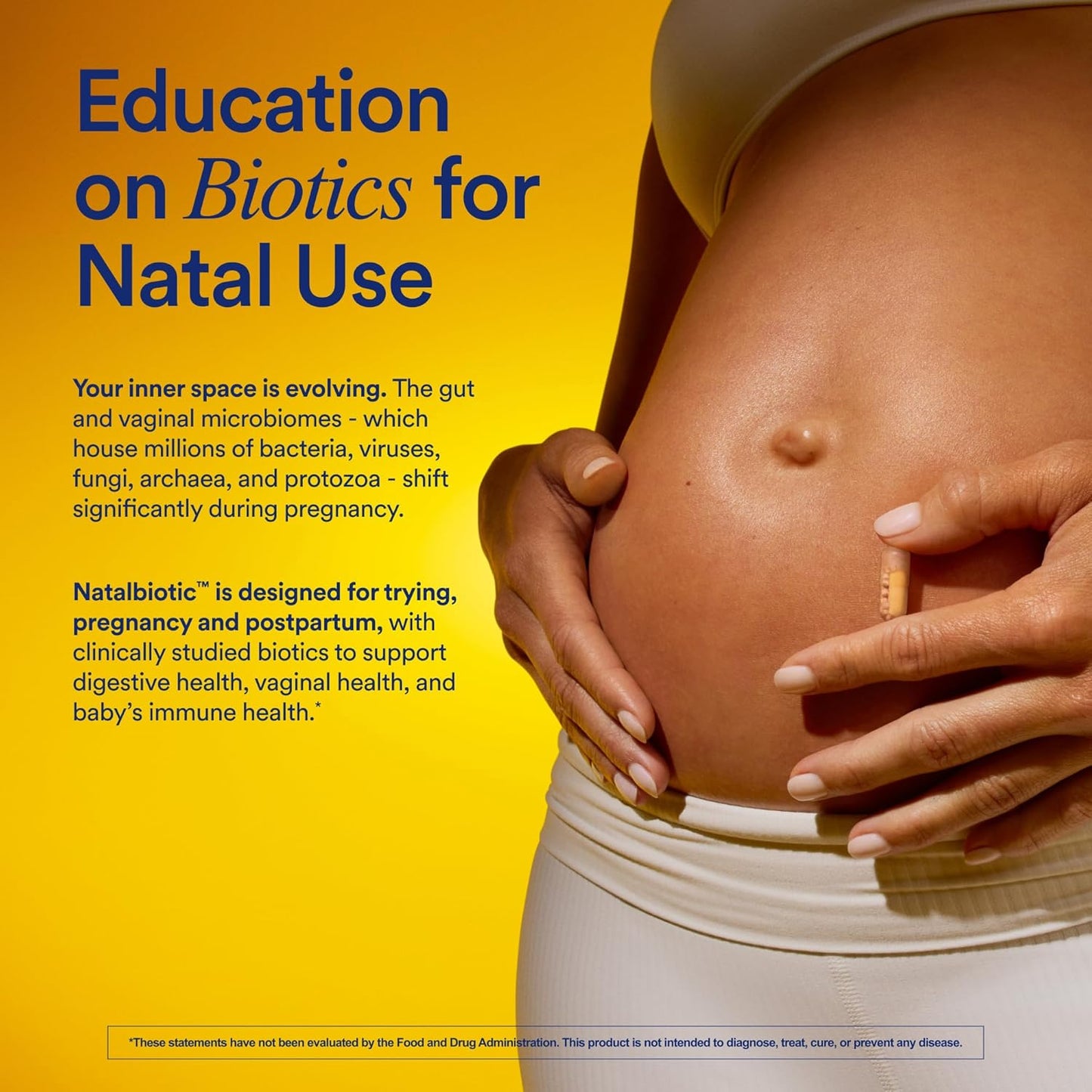Ritual Prenatal Multivitamin and Probiotics for Women - Key Vitamins to Support Mom and Baby - Natalbiotic for Microbiome, Digestive, Vaginal Health - Folate, Choline - Vegan - Citrus - 30 Servings