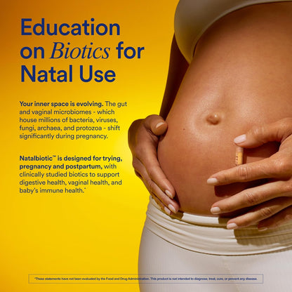 Ritual Prenatal Multivitamin and Probiotics for Women - Key Vitamins to Support Mom and Baby - Natalbiotic for Microbiome, Digestive, Vaginal Health - Folate, Choline - Vegan - Citrus - 30 Servings