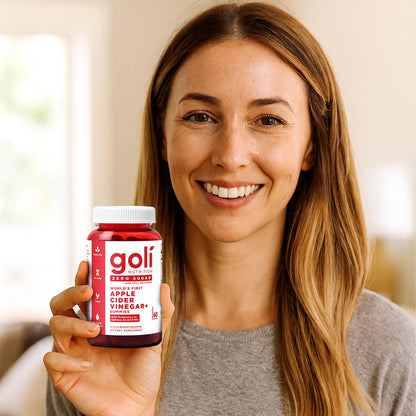 Goli Zero Sugar Apple Cider Vinegar Gummies - ACV with Vitamin B12 and Probiotics - No Sugar Alcohols - Vegan, Keto-Friendly, Gluten-Free Goli