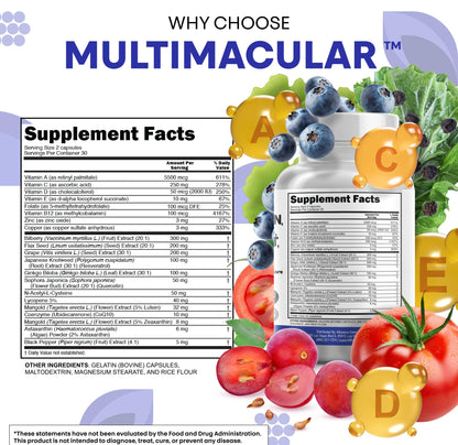 Clean Nutra Eye Vitamins with Bilberry Lutein and Zeaxanthin Supplements Lycopene 40mg Resveratrol Grape Seed Astaxanthin for Eyes - Eye Care Health Support Eye Clean Nutraceuticals