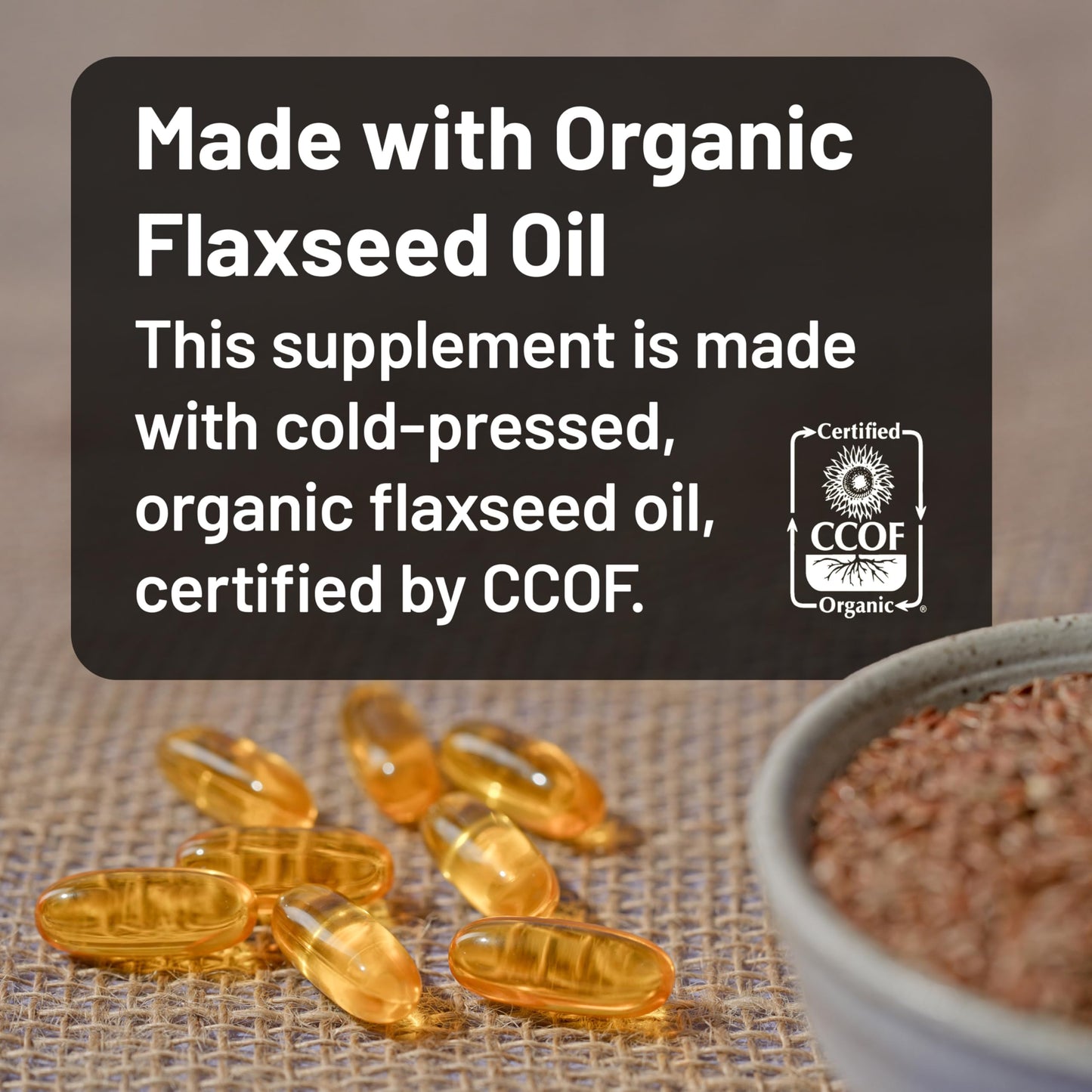 NatureWise Flaxseed Oil 1,242 mg, Fish Free Omega 3 6 9 with 720mg ALA, Dietary Supplement for Heart Health Support - Organic, Cold Pressed, NatureWise