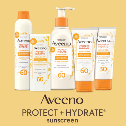 Aveeno Protect + Hydrate SPF 60 Face Sunscreen, Prebiotic Oat, 2 fl oz Aveeno