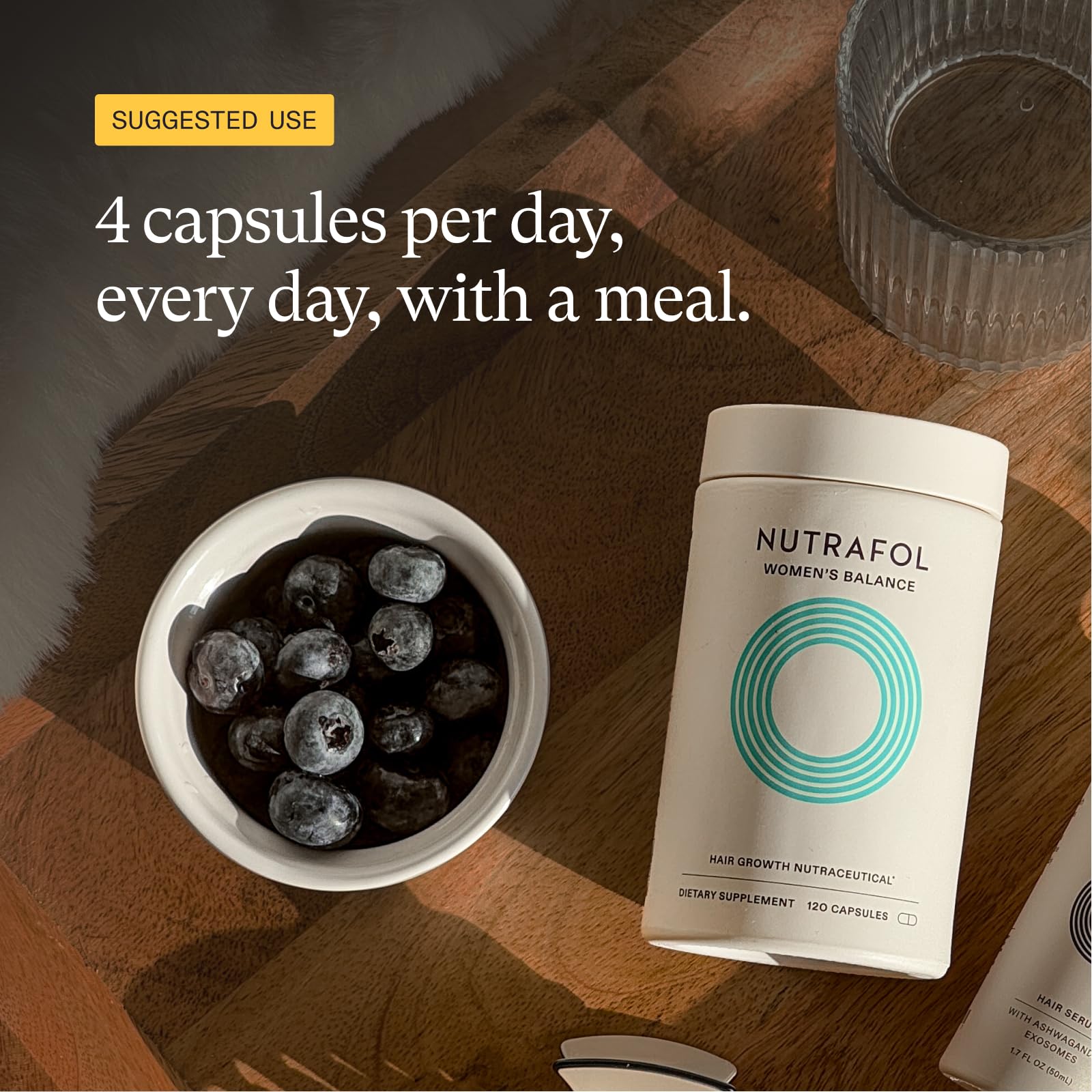 Nutrafol Women's Balance Hair Growth Supplements, Ages 45 and Up, Clinically Proven for Visibly Thicker Hair and Scalp Coverage, Dermatologist Recommended - 1 Month Supply Nutrafol buy australia supplements