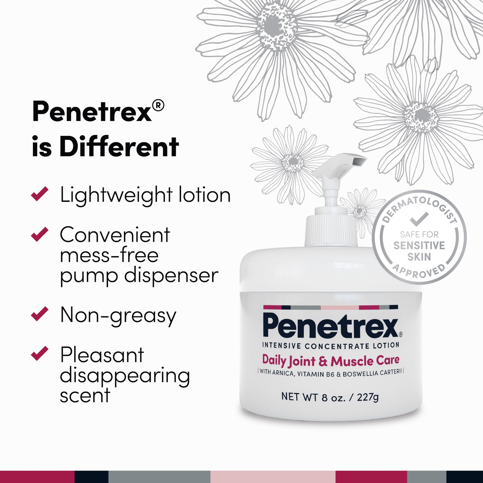 Penetrex Joint & Muscle Care Lotion – Soothing Botanical Formula with Arnica, Vitamin B6 & MSM – Lightweight Easy to Apply Lotion - Fresh Disappearing Scent - for Everyday Movement Support Penetrex buy australia supplements