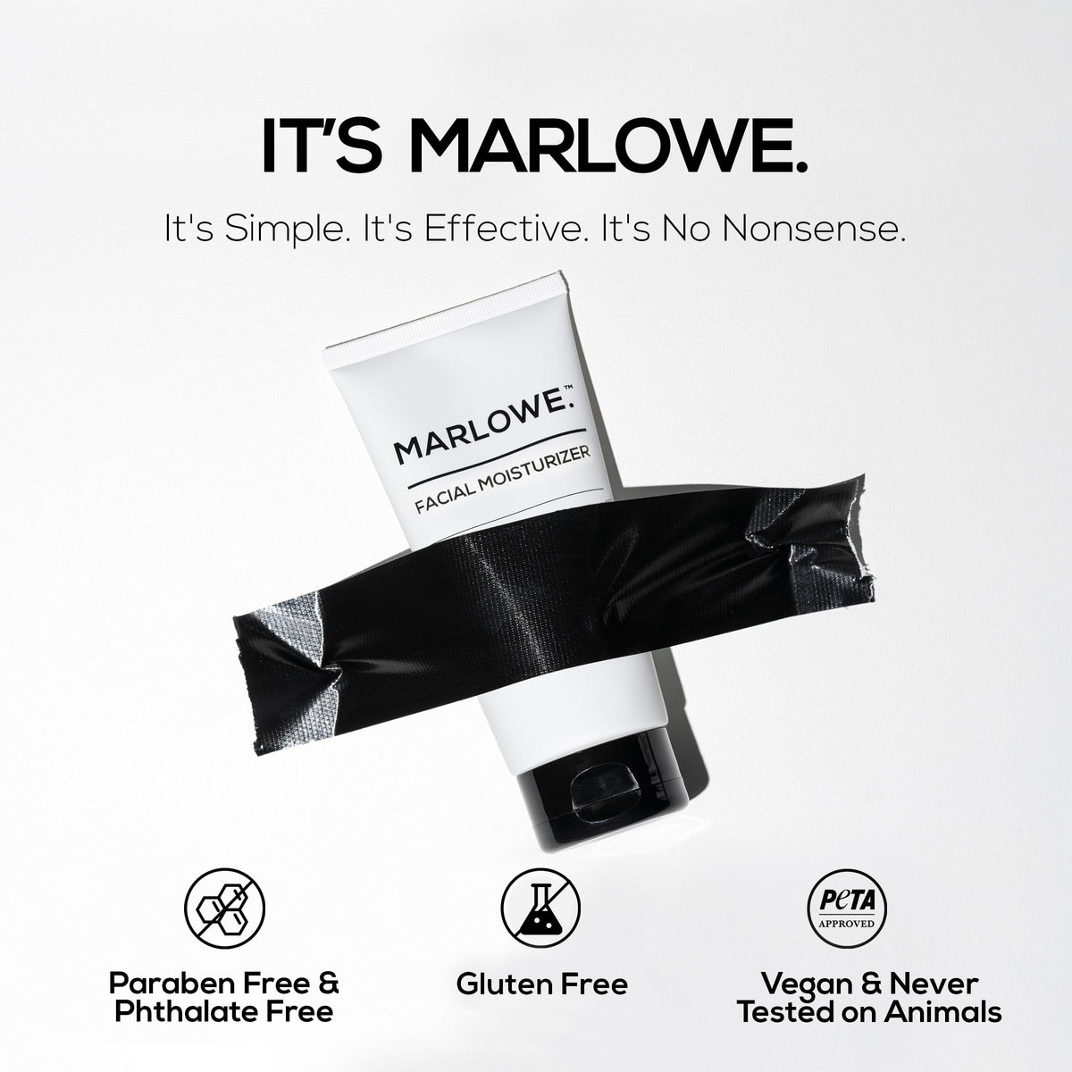 MARLOWE. Facial Moisturizer for Men, Non-Greasy Daily Face Lotion, 6 oz MARLOWE.