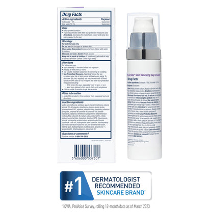 CeraVe Day Cream, Anti-Aging Retinol Face Moisturizer with SPF 30, 1.76oz CeraVe
