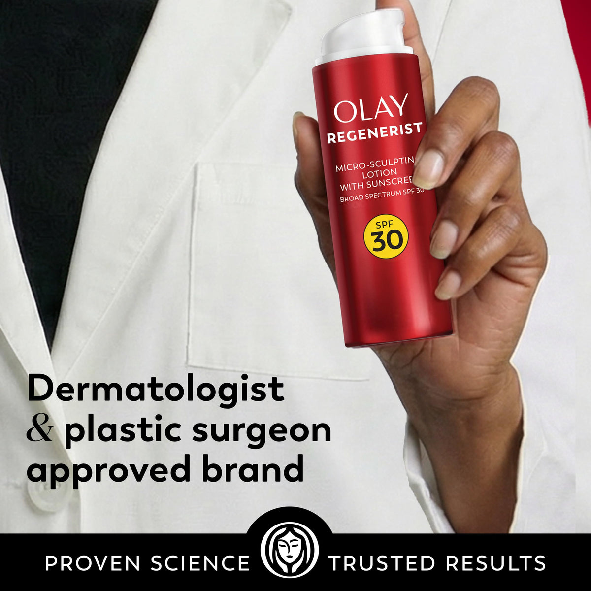 Olay Regenerist Advanced Anti-Aging Face Moisturizer Lotion for All Skin Types, Micro-Sculpting Lotion with Broad Spectrum SPF 30, Reduces Wrinkles, Firms and Plumps Skin, Dermatologist Tested, 1.7 oz Olay