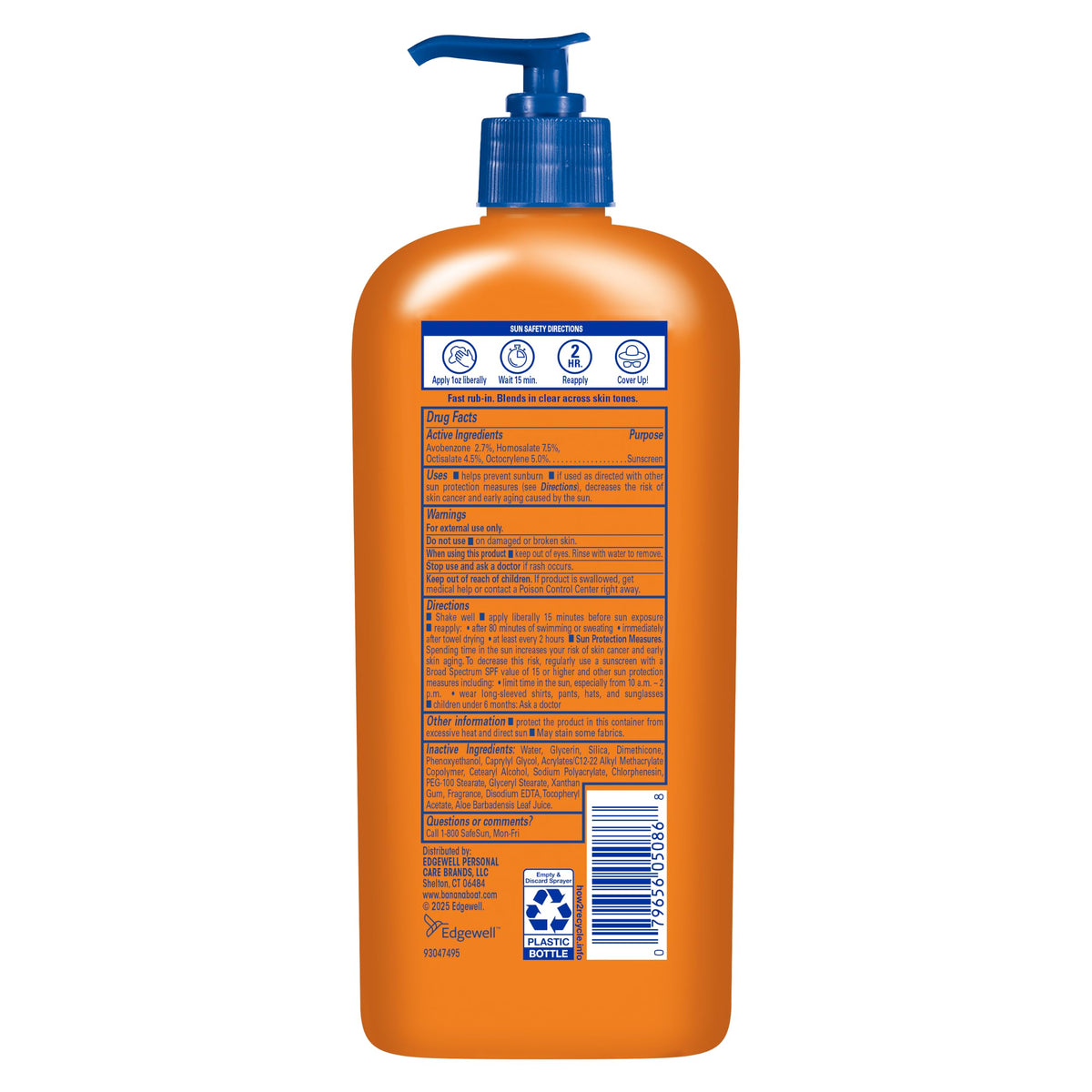 Banana Boat Sport SPF 50 Sunscreen Lotion, Family Size, 12 Fl Oz Banana Boat