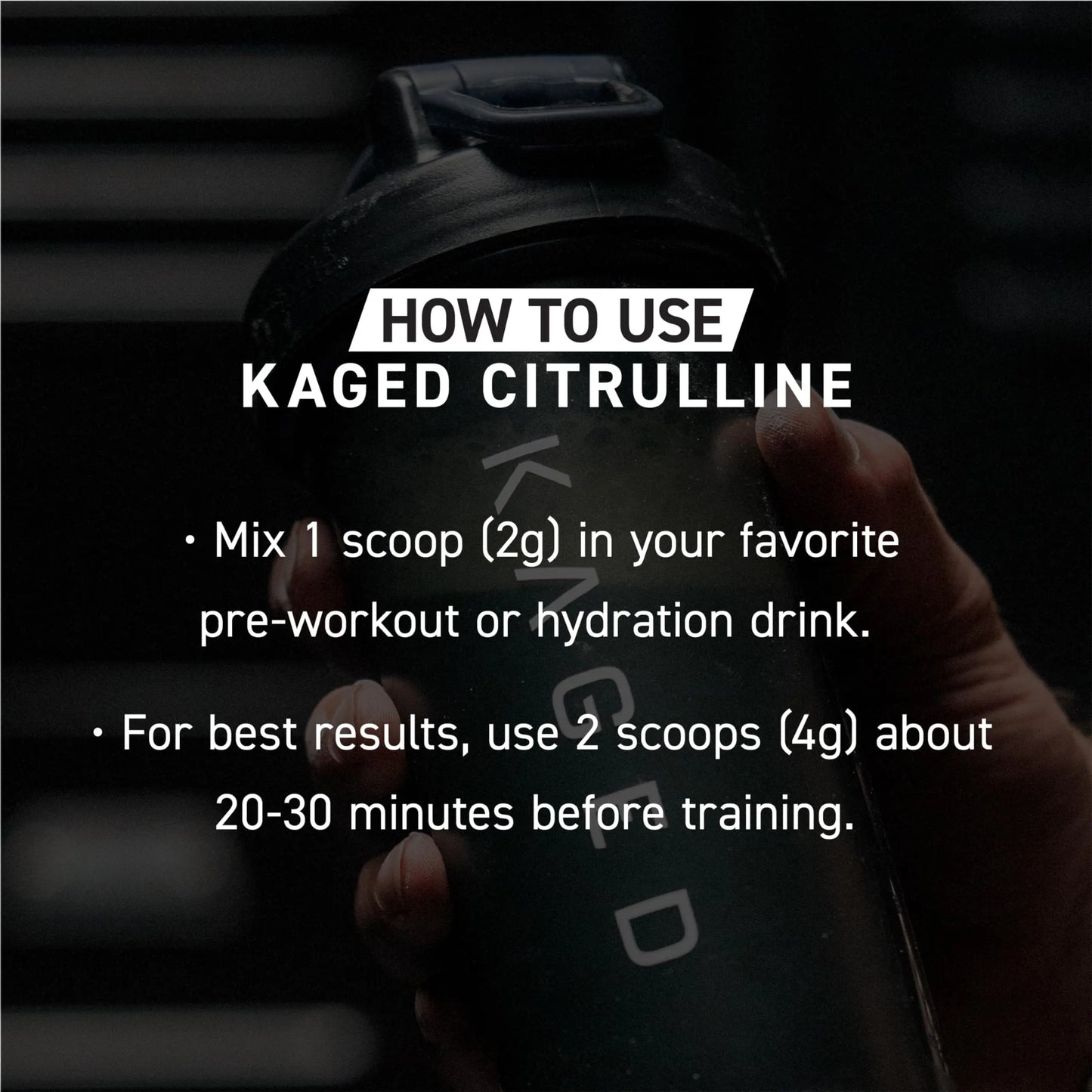 Kaged L-Citrulline Powder | Unflavored | Enhanced Pumps | Improve Muscle Vascularity | Nitric Oxide Booster | Supplements for Men & Women | 100 Servings Kaged