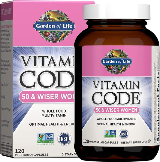 Garden Of Life, Vitamin Code 50 Wiser Womens Multi 120 Organic, 120 Count Gsupps Australia