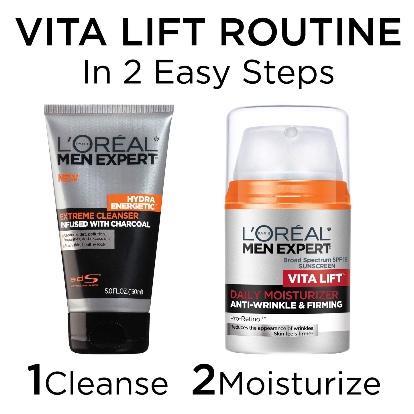 L'Oreal Paris Men Expert Vitalift Anti-Wrinkle & Firming Face Moisturizer with Pro-Retinol, 1.6 oz L'Oreal Paris