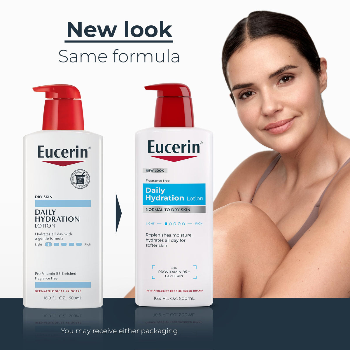 Eucerin Daily Hydration Lotion, Multipack, 3 x 16.9 Fl OZ Eucerin