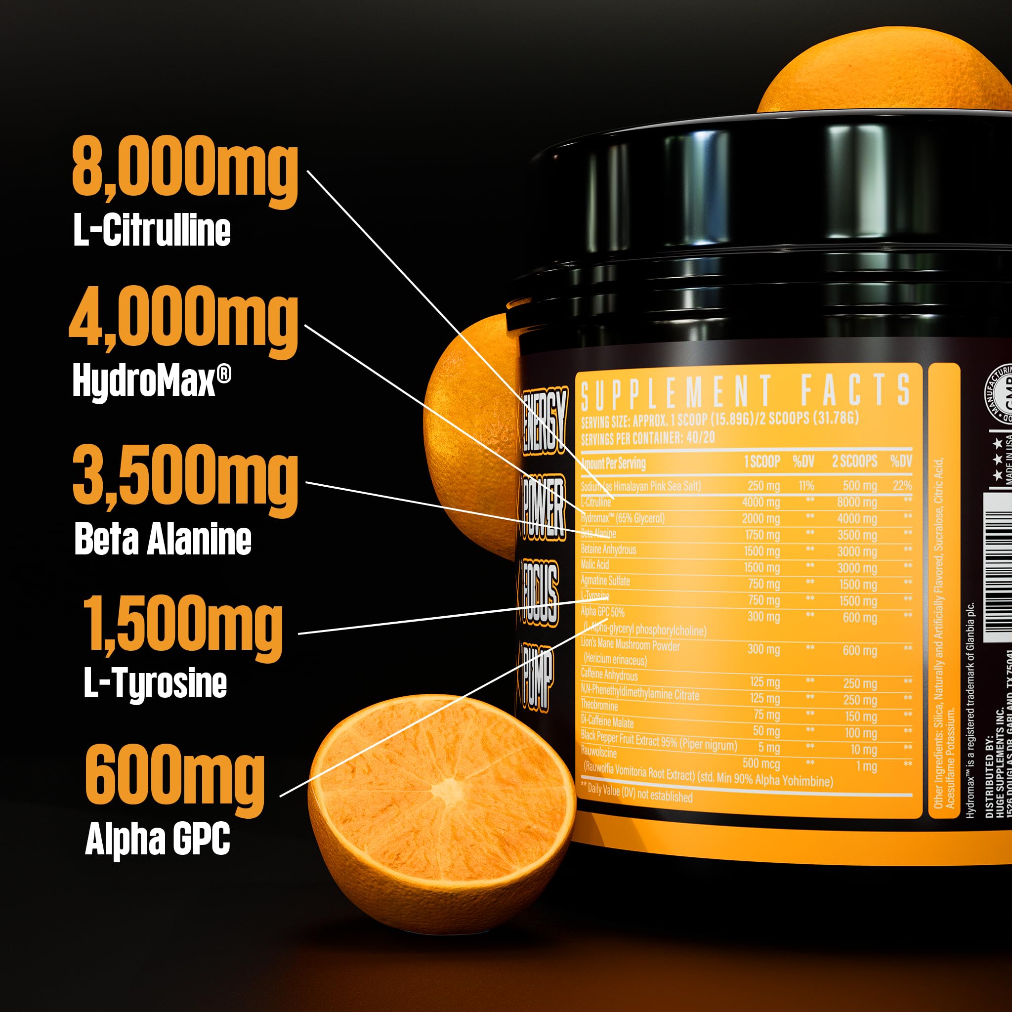 Huge Supplements Wrecked Pre-Workout, 30G+ Ingredients Per Serving to Boost Energy Huge Supplements buy australia supplements