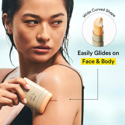 Abib Airy Sunstick Protection Bar SPF50+ Broad Spectrum, Semi-Matte Sunscreen Stick for Oily & Combination Skin, No White Cast, Water-Resistant, Korean Sunscreen, 0.81 oz / 23 g Abib