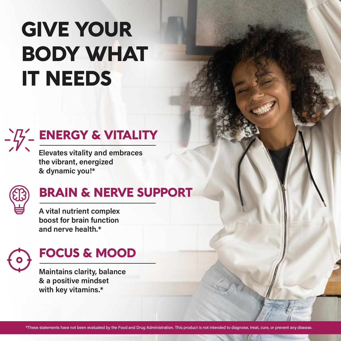 USDA Organic Vitamin B-Complex B5 Pantothenic Acid | B12 Methylcobalamin | B1 Thiamine | B6 Pyridoxine | B7 Biotin | B9 Folic | B3 Niacinamide NUTRAHARMONY