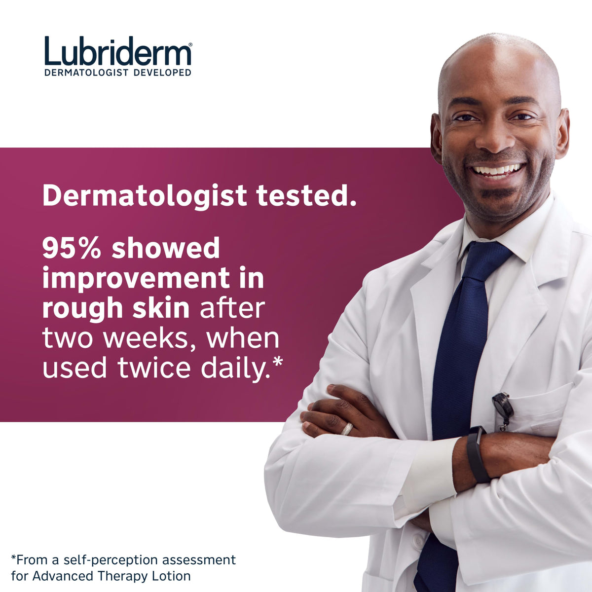 Lubriderm Advanced Therapy Hand & Body Lotion, Fragrance Free, 32 fl. oz Lubriderm