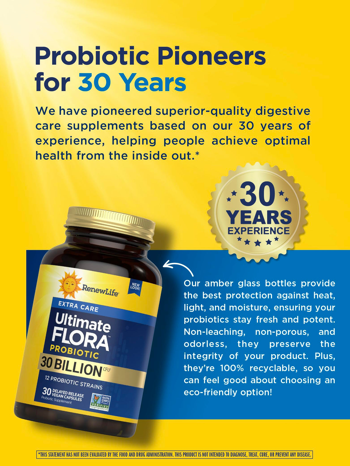Renew Life Ultimate Flora Probiotic 30 Billion CFU Renew Life