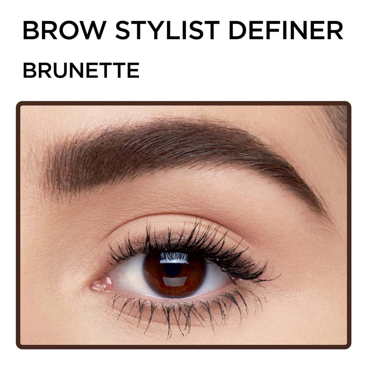 L'Oreal Paris Makeup Brow Stylist Definer Waterproof Eyebrow Pencil, Ultra-Fine Mechanical Pencil, Draws Tiny Brow Hairs and Fills in Sparse Areas and Gaps, Brunette, 0.003 Ounce (1 Count) L'Oreal Paris